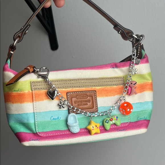 Handmade Accessories - Multicolor purse charm